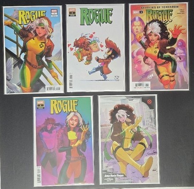 Rogue #1, Lot of 5 Standard Covers, Marvel, NM/Better, 1st