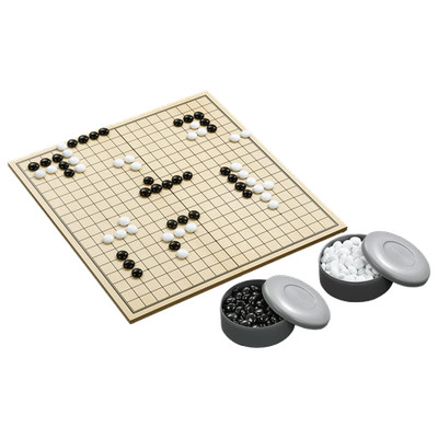 Philos 3210 - Go & Go Bang-Turnier, Klappbares Holzspielbrett, Strategiespi ...