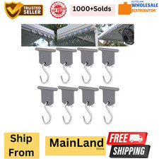 8Pack RV Awning Hooks Hangers S Shaped Hooks for Lights Camping Tent