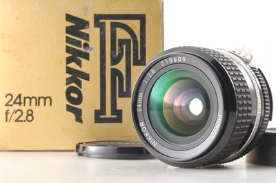 In Box [TOP MINT] Nikon Ai-s AIS Nikkor 24mm f2.8 MF Wide Angle Lens From JAPAN