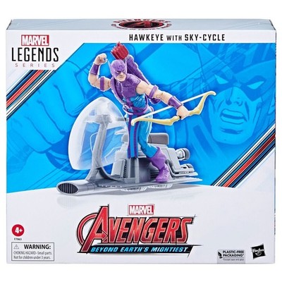 Hasbro Marvel Legends Series Hawkeye With Sky-Cycle