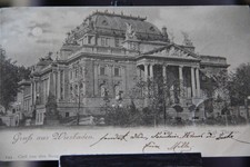 AK Gruß aus Wiesbaden 1898