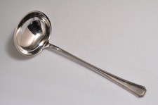 Vintage Large Silvertone Soup Ladle PINTINOX 18/10 Kitchen Serving-11"L