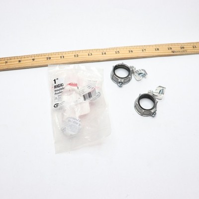 (2-Pk) Commercial Electric RMC Grounding Bushing w/ Lay-In Lug 1 1006 232 141