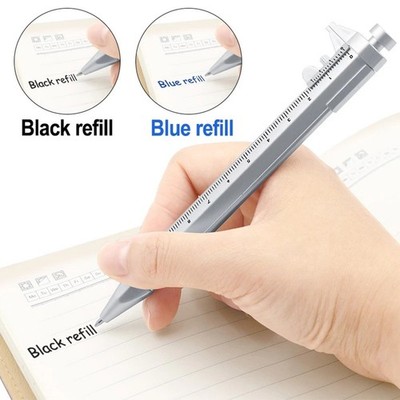 1PC New Multifunction Gel Ink Pen Vernier Caliper Roller Ball Pen Stationery