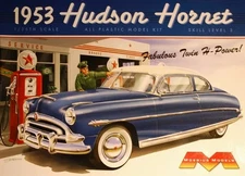 Moebius 1200  1953 Hudson Hornet 2 Door Coupe plastic model kit 1/25