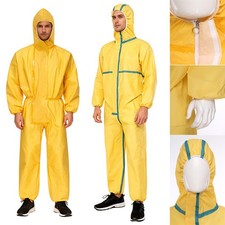 DE Herren Arbeitsanzug Langarmiger Arbeitskombi Schutzanzug Wasserdicht Overall