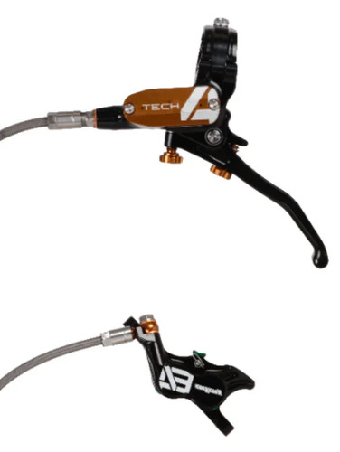 Hope Tech 4 E4 MTB Mountain Bike Disc Brakes - Braided Hose - Picture 6 of 32
