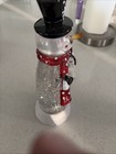 Cracker Barrel Snowman Just Chillin Color Changing LED Lights 11" Tested Glitter — photo 4