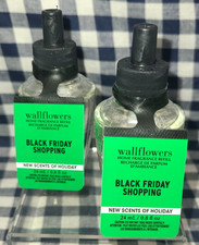 2-Pack NEW Black Friday Shopping Wallflower Refill Bulbs Bath & Body Works