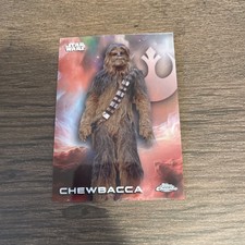 2025 Topps Chrome Star Wars 23 Chewbacca Refractor
