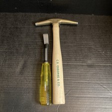 C.S. Osborne  Co. Upholstery Tools, Magnetic Tack Hammer 33, Ripping Chisel