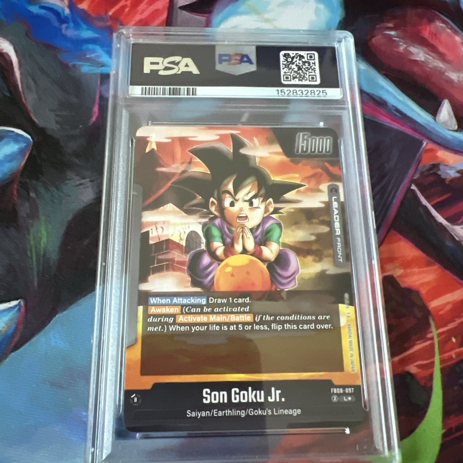 2025 DRAGON BALL SUPER CARD GAME FUSION WORLD SAIYAN'S PRIDE SON GOKU JR. PSA 10 view 2