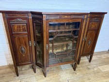 Antique Edwardian Sideboard Inlaid  Mahogany . Free Delivery Available