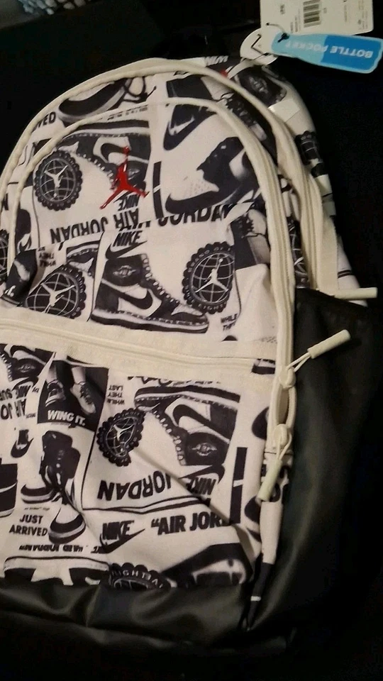 Jordan Air Patrol Backpack Black/White New With Tags - Image 2 of 4
