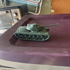 Vintage Tim-Mee M48 Patton Green Plastic Toy Tank