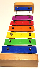 Xylophone Wood Multi - 8 Colors Plan Toys Toddler Kids Music NO STICKS