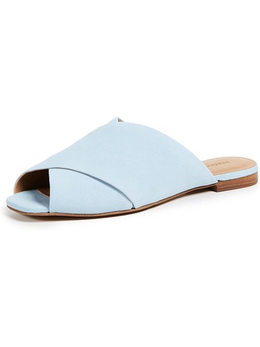 REBECCA MINKOFF Womens Gray Snake Metallic Padded Abrianna Square Toe Block Heel Slip On Leather Heeled Thong Sandals M main image 1
