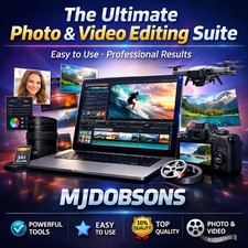 Photography & Film Edit Software DVD | Professional Suite of Editing Programs