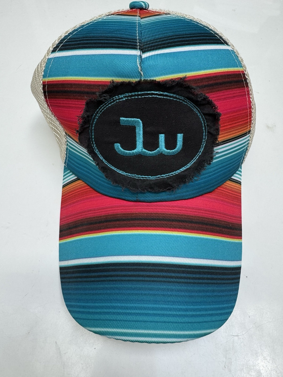 PONY Cappello da ballo firmato Josh Ward Serape coda di cavallo tour country western