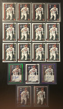 Nate NANKIL Lot 2025 Topps PRO Debut CHROME Green REFRACTOR Auto /99 Foil /299 +