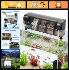 Hang-On Back Aquarium Filter for 10-30 Gallon Tanks, 5-Stage Filtration, 160GPH