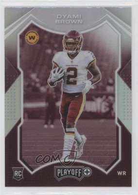 2021 Panini Playoff Rookies Plus Silver Dyami Brown #225 Rookie RC 0dp1