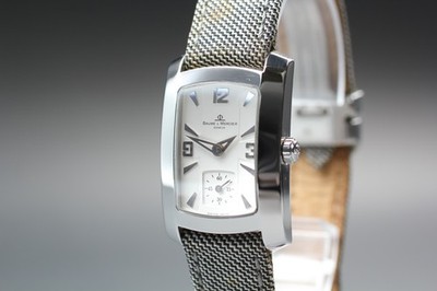 Baume & Mercier Hampton 65309 Rectangle 22mm Quartz Damenuhr [Near MINT]