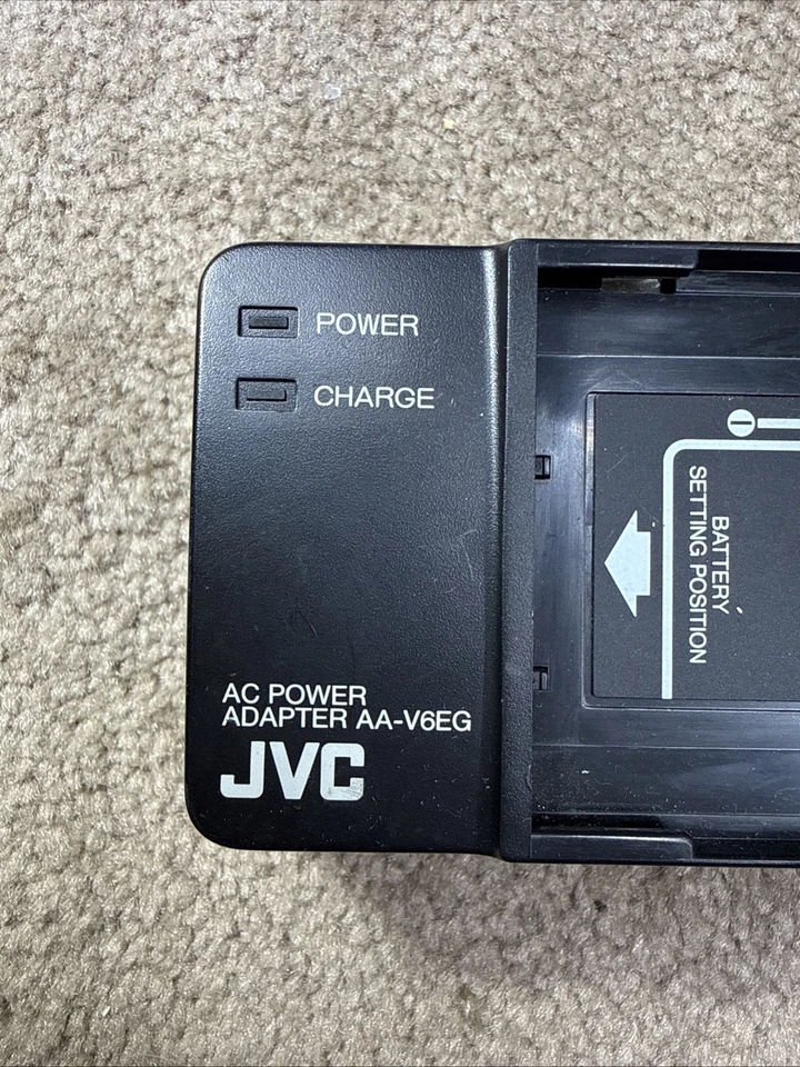 JVC AC Power Adapter Model No: AA-V6EG With Power Supply Cable - Image 4 of 4