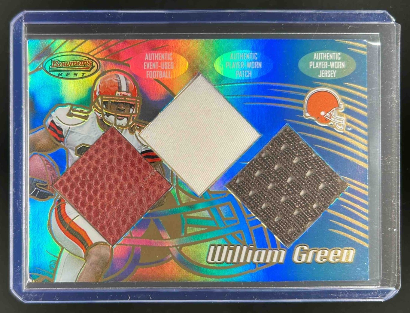 William Green Bowman's Best #100 Gold-Ball/Patch/Jersey
