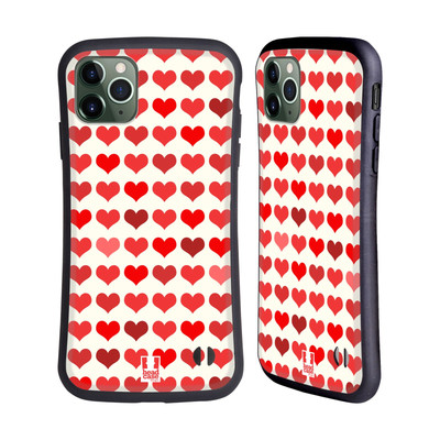 HEAD CASE DESIGNS FANCY HEARTS HYBRID CASE FOR APPLE iPHONES PHONES