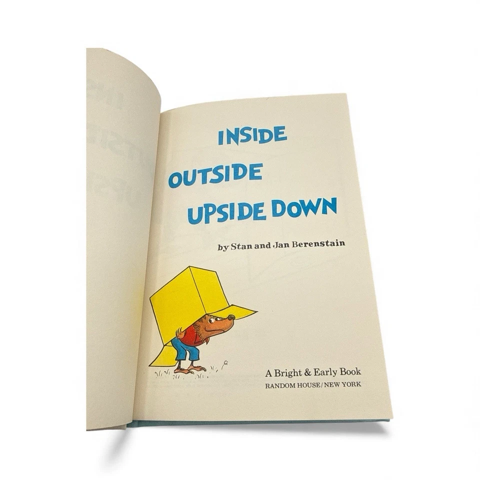 Dr. Seuss Inside Outside Upside Down First Edition 1968 Hardcover Vintage - Image 4 of 4