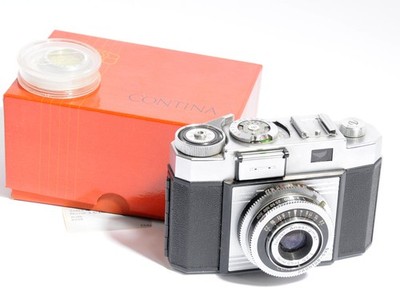 @ Zeiss Ikon Contina II camera 527/24 with Novar 3.5/45mm boxed
