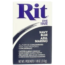4 Pack Rit All-Purpose Powder Dye, Navy Blue, 1.125 oz
