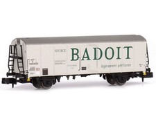 Brawa 67122 - Vagón de mercancías vagón frigorífico UIC St. 1 Evian & Badoit SNCF Ep.III - escala N