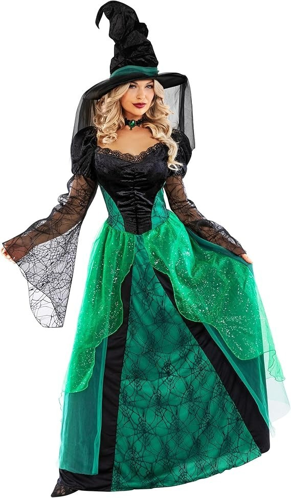 green witch dress Witch Dresses -- multiple colors! 2XL / Light Grey main image 1