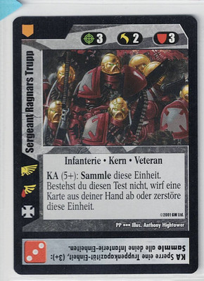 Warhammer 40k Sergeant Ragnars Squad Sgt. Ragnar's Squad - Rare - NM