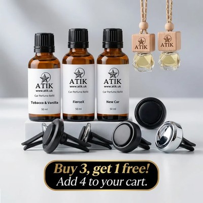 Auto Lufterfrischer Nachfüllpack 50ml Öl Diffusor Luxus Parfüm Vent Clip Düfte