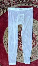 ADANNU XXL SHEER WHITE MENS PANTS 