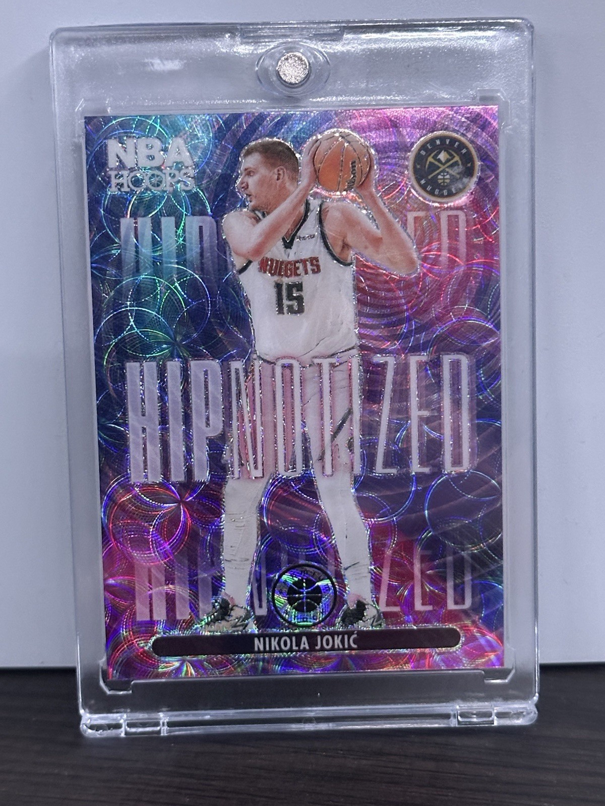 2023-24 Hoops Premium Stock Nikola Jokic Hipnotized SSP Case Hit #1 Nuggets