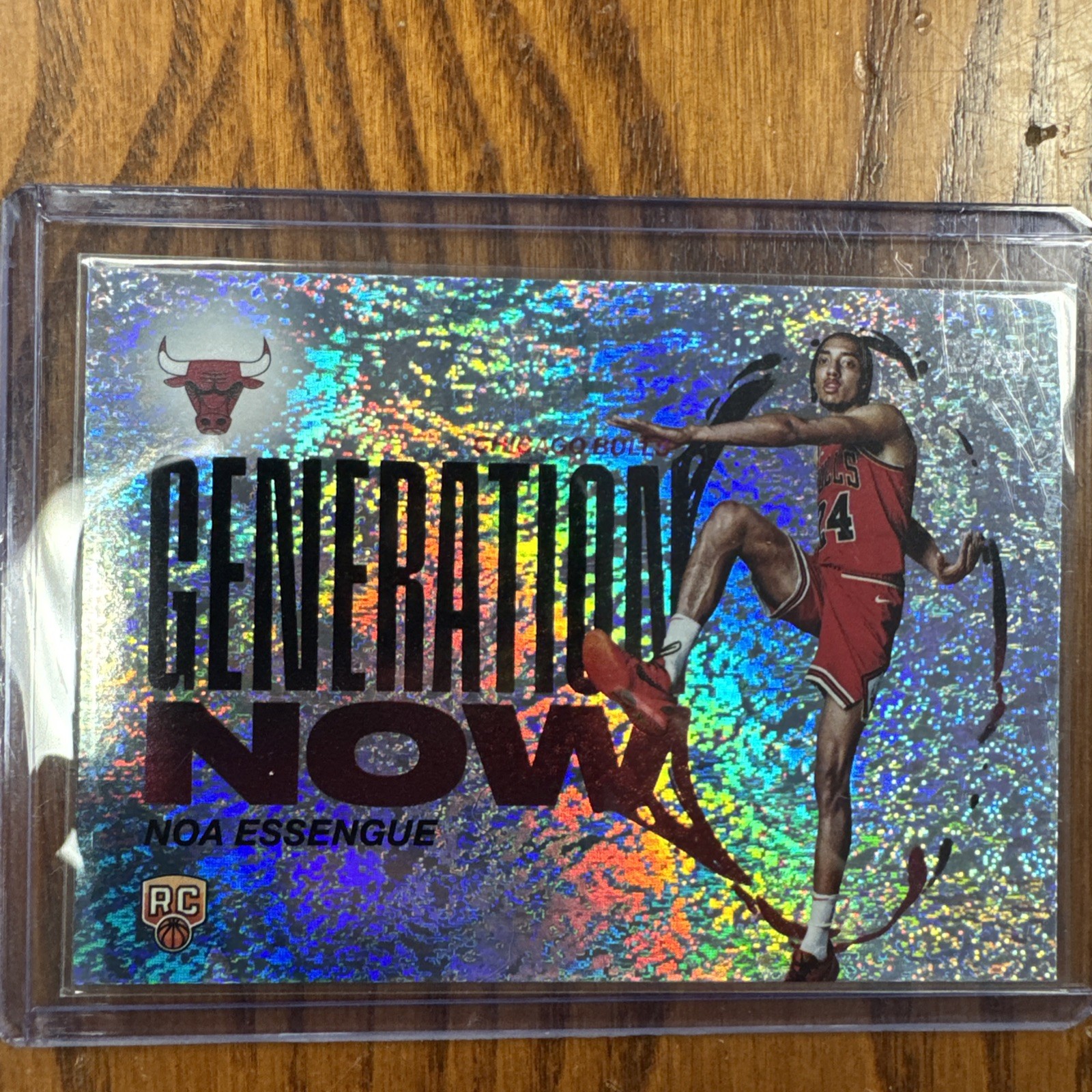 2025-26 Topps #GN-12 Noa Essengue Generation Now Holo Foil Rookie Bulls Card