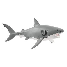 Schleich Great White Shark Toy Figurine Educational Ocean Play for Kids
