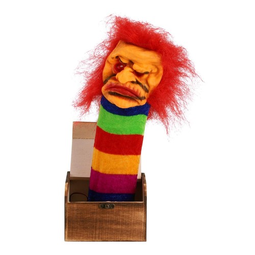 IBLUELOVER Halloween Prank Toy Bois Boîte Surprise Jouets Farces