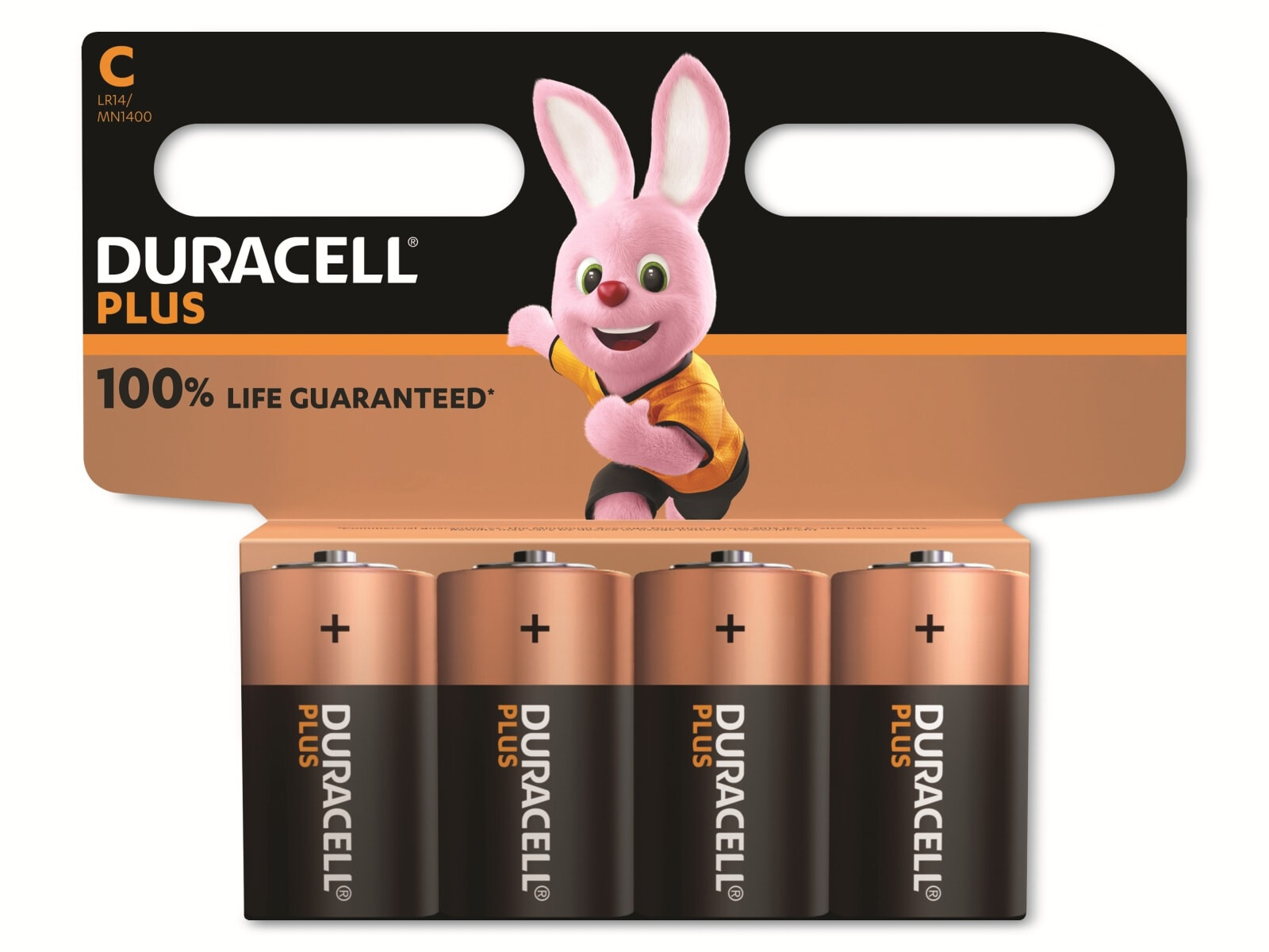 Duracell Alkaline-baby-batterie Lr14, 1.5v, Plus, 4 Stück