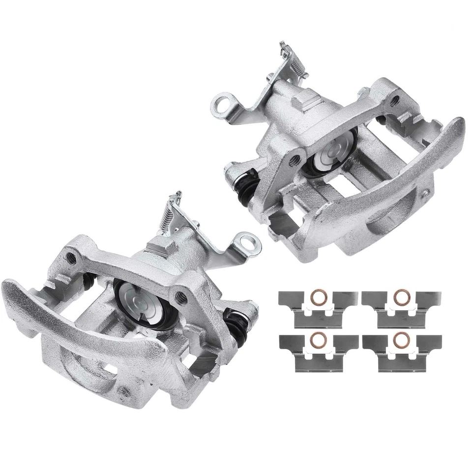 Pinza de freno trasera izquierda y derecha 2 piezas con soporte para Jaguar S-Type Lincoln LS Foto 2 de 4