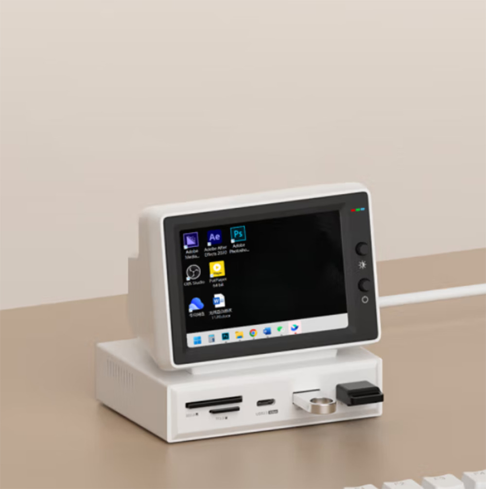 Hagibis Mini Monitor USB-C Docking Station 3.5'' IPS Screen Hagibis Mini Monitor USB-C Docking Station 3.5'' IPS Screen