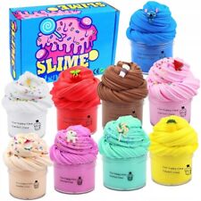 Rainbow Pinks Blue Cloud Slime Fluffy Icecream Mud Stress Relief DIY Toys