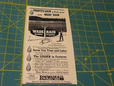 The FARM QUARTERLY-AD-SPRING 1951- WADE RAIN SPRINKLER IRRIGATION / Portland, OR