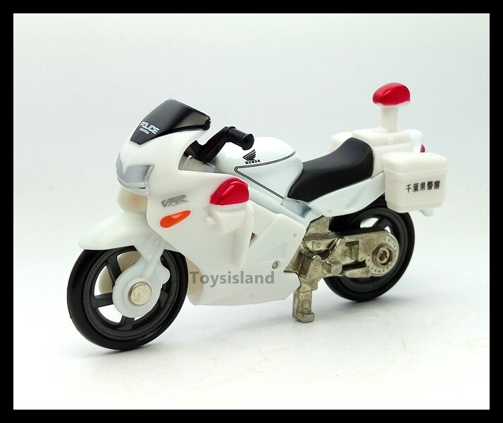 トミカ Honda VFR POLICE BIKE 1/32 Takara Tomica Tomy #4 Honda VFR Police Bike Scale 1:32 Mini