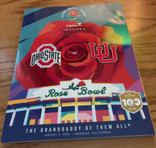 2022 Rose Bowl Program Ohio State v Utah Stroud Smith-Njigba Wilson Marvin Eguba